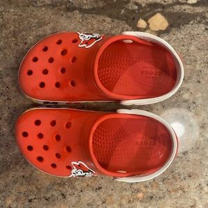 Red Minnie Mouse Crocs